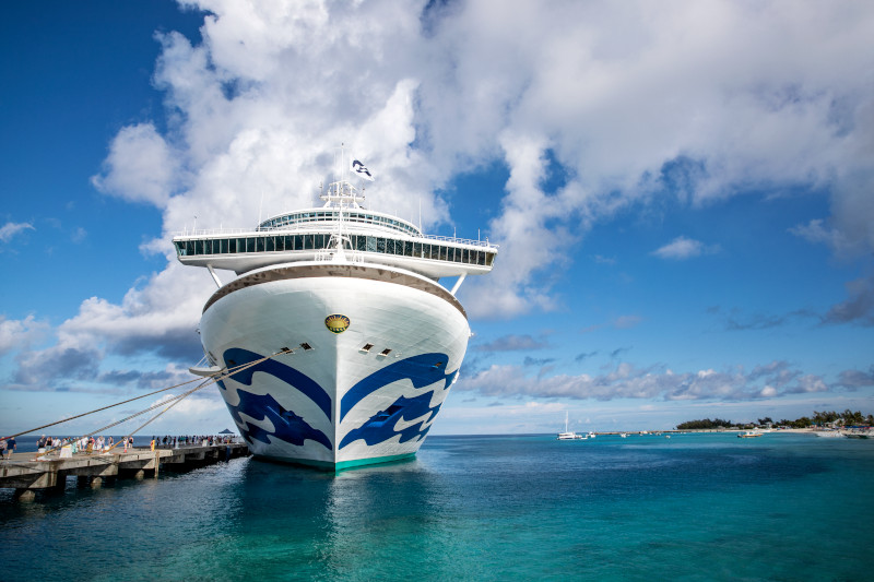 Exterior of Caribbean Princess